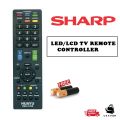 Sharp LED/LCD Tv Remote Controller L1238 & Free Batteries. 