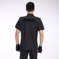 Black Secret Service Spring, Autumn and Winter Clothing Summer Security Uniform Short Sleeve Suit Special Duty Work Clothes Wear-Resistant Cap Belt. 