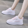 IELGY sports shoes women's thick-soled mesh breathable wear-resistant lace-up all-match casual shoes. 