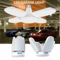 45W/60W E27 LED Bulb Foldable Fan Blade Bulb LED Lamp Super Bright for Workshop Home Ceiling Light LED Folding Fan Blade Bulb Light Garage Home. 