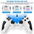 5 in 1 Android Game Controller Dual Vibration USB Wired Gaming Gamepad Multi Function Turbro Joystick Controller For PC Cp2250 L. 