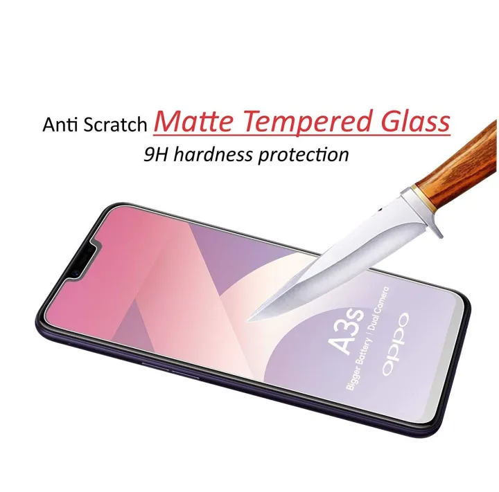 Perfect%20A3s%20Stylish%20Full%20Cover%20Matte%20Texture%20Tempered%20Glass%20non%20Shining%20Screen%20Protector%20Frosted%20Glass%20for%20OPPO%20A3s%20-%20Image%203