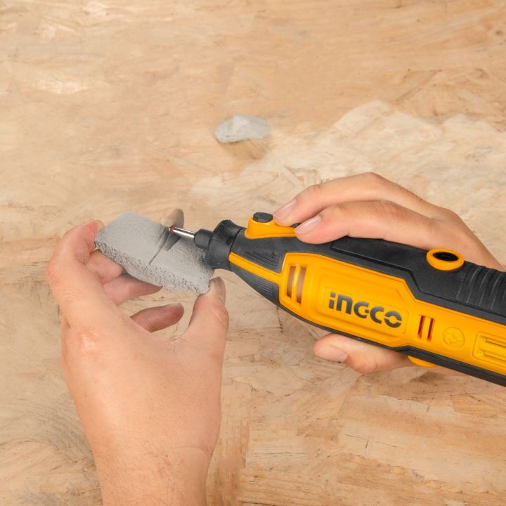 INGCO%20Mg13328%20Mini%20Grinder/Mini%20Drill/%20Rotary%20Tool%20Set/DIY%20Grinder/DIY%20Craft%20Tool%20Set%20130%20W%20With%20110%20Pcs%20Accessories%20-%20Image%203