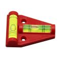 【ThinkWay】LILLAUO Plastic T-type Level Measure Scope Precision Precision Fixing Horizontal Bubble Spirit Level Triangle Level Measuring Tool MeasuringKit. 