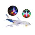 Aviation Light sound Music 360 Rotate Airbus Airways Aeroplane Flight Airplane Kids Toys. 