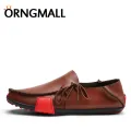 【ALLGOOD】New Arrivals Men's Cow Leather Driving Loafers Casual Leather Shoes Fashion Slip-On Boat Shoes Lazy Shoes Large Size 38-47 Kasut lelaki. 