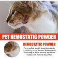 Styptic Stop Bleeding Powder Safe For Dogs Cats Pet Puppy Blood Stopper Anti-inflammatory Anti-bacterial Broken Injury. 