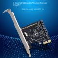 PCIE to SATA Card PCI-E Adapter Converter PCI Express to SATA3.0 Converter 2-Port SATA III 6G Expansion Controller Card Adapter. 