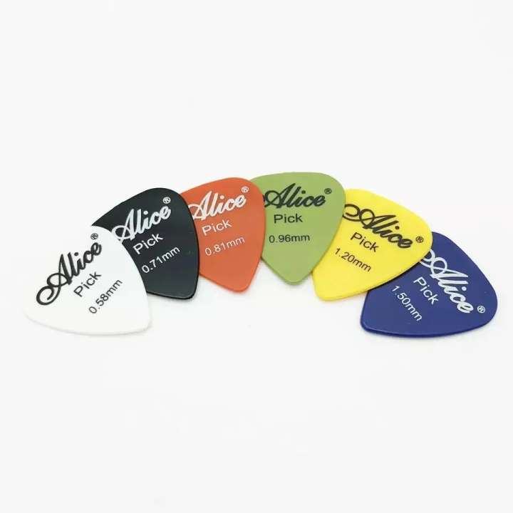 Alice%20Guitar%20Picks%20(0.58mm,%200.71mm,%200.81mm,%200.96mm,%201.20mm,%201.50mm)%20-%20Image%202