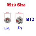 【M12 Size】 Theft Nuts Screws Security M6 M8 M12 Stainless Steel Car Accessories LED Light Bar Work Light. 