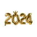 party decorations items 2024 Foil Balloons Happy New Year Party Decoration Gold Silver 2024 Number Balloon New Year Eve Party Noel Christmas home DecorParty Supplies. 