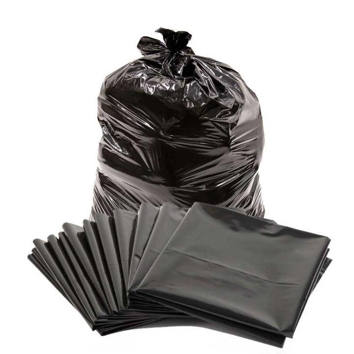 Black Garbage Bag Extra Large Trash Bags Dustbin Bag XL 36" x 48" Inch 10/100 Pack