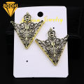 1Pair Unisex Fashion Hollow Geometric Flower Brooch Pin Suit Tie Hat Scarf Badge. 