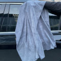 60*160 Grey Car Wash and Wipe Cloth Special Without Watermarking Car Rag Large Interior Car with Advanced Absorbent No Marks. 