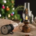 Vintage Oil Lantern Retro Kerosene Lighting Lamp Home Ornament Living Room Decoration Electric Flameless Candle Lamp Portable Outdoor Travel Tent Lamp. 