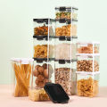 Airtight Food Storage Container Transparent Kitchen Plastic Food Storage Box Food Pantry Organization. 