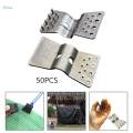 50Pcs Shade Net Clips, Shade Cloth Clips, Lightweight Awning Clamp, Fixing Buckle, Shading Net Fixed Clips for Boat Covers. 