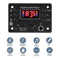 Bluetooth  MP3 kit Decoder Board 6.5mm Karaoke Microphone FM Radio USB TF Mp3 Music Car Player for Amplifiers. 