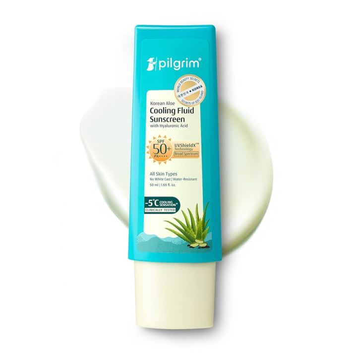 PILGRIM KOREAN WHITE LOTUS TINTED SUNSCREEN SPF 50+ - 50ML