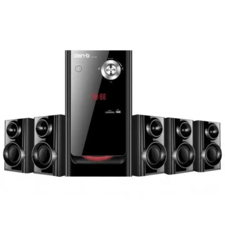 Den-B%205.1%20Bluetooth%20Speaker%20System%20with%205%20Speakers%20Surround%20Sound%20with%20Remote%20Control%20Black%20Den%20B%20-%20Image%204