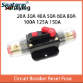 Sutuiying Profesional 20A 30A 40A 50A 60A 80A 100A 150A Circuit Breaker 12V 24V DC Car Truck Audio Resettable Fuse Circuit Breaker. 