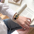 【QuasarQuarters】Vintage Small Gold Watch for Women ins student style brightening light luxury high-end quartz watch. 