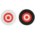 NXFDSIOZ 2x 25 x 3cm Archery Eva Foam Target Self Healing Bow Moving Hunting Practice White+Red & Black+Red. 