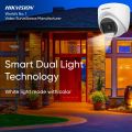 HIKVISION 2MP 20M Smart Hybrid Light Indoor Fixed Turret Camera Built-in Mic - DS-2CE76D0T-LPFS. 