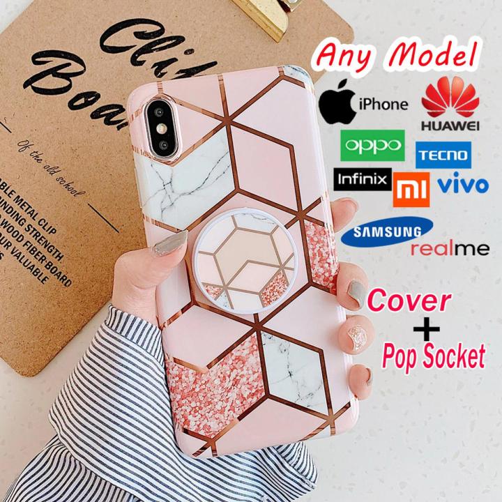 %E3%80%90Tento%E3%80%91Any%20Model%20Samsung%20Infinix%20Vivoo%20Oppoo%20Huawei%20Realmee%20Reno%20Tecno%20Apple_iPhone%20Back%20Cover%20For%20Girls%20Boys%20TPU%20Silicon%20Printed%20Marble%20Case%20-%20Design%202GudMrblPrplPopSct%20Printed%20Marble%20Style%20Soft%20Mobile%20Cover%20Case%20Pouch%20Pop%20Scoket%20Mobile%20Holder-%20Pink%20-%20Image%202