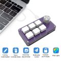 3/4/6Keys Custom Keypad USB Wire Mechanical Keyboard Volume Button Knob RGB Macro Programmable Hotswap Keypad Keys for PS Draw. 