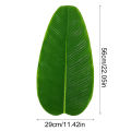 【Miga Plaza】Artificial Banana Leaves Place Mat Banana Palm Leaf Home Waterproof Beach Theme Decorations Placemats Green Party Supplies Oil Proof Decorative Thick Tablecloth. 
