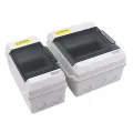 4 Ways IP66 PC Waterproof Distribution Box Switch Box Breaker Box. 