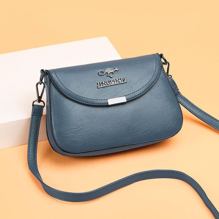 Authentic leather tactile feel2023New Bags Women's Simple Fashion Shoulder Bag Satchel Temperament Crossbody Mom Bag Large Capacity