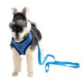 2023 Breathable Dog Accessories Mesh Nylon Durable Walking Dog Rope Pet Chest Strap Dog Traction Rope Dog Harness And Leash. 