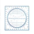Multifunctional Drawing Template Art Design Construction Drafting Scale Ruler. 