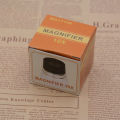 Pocket Magnifier Abs Plastic Lens Mini Portable Cylinder 10x Reading Magnifying Glass Optical Instrument Loupe. 