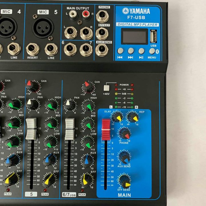 Yamaha%20F7-USB-BLK%207%20Channel%20Professional%20Mixer%20MP3%20player%20with%20USB%20port,%20Bluetooth%20(Black)%20-%20Image%203
