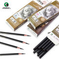 Charcoal/Carbon Pencil 12pcs Soft/Medium/Hard/Extra-soft Drawing Charcoal Pens Art Supplies C7300. 
