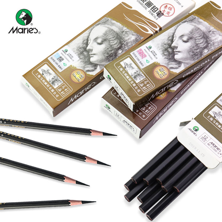 Charcoal/Carbon%20Pencil%2012pcs%20Soft/Medium/Hard/Extra-soft%20Drawing%20Charcoal%20Pens%20Art%20Supplies%20C7300%20-%20Image%203