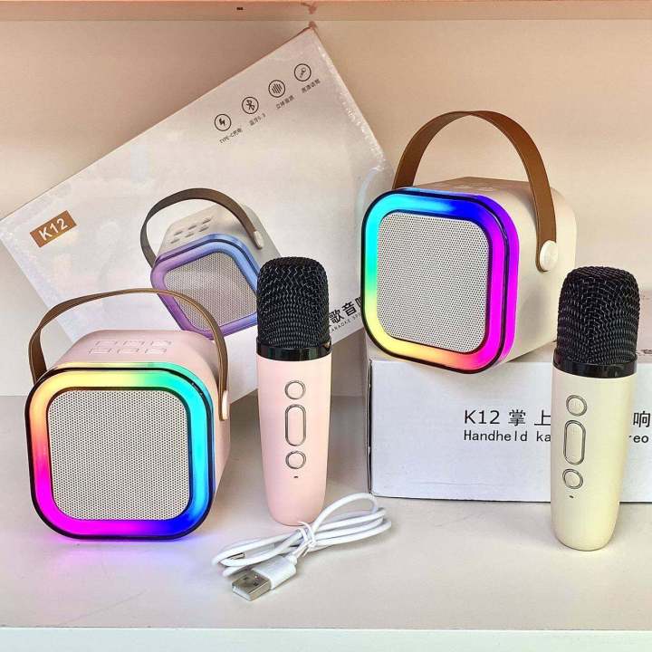 K12 Wireless Karaoke Speaker with Bluetooth - Portable Mic and Speaker ...