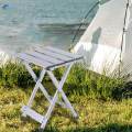 Folding Camping Stool Outdoor Foldable Stool Lightweight Aluminum Alloy Portable Camping Chair Camp. 