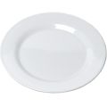 10.5 inches ,6 PCS Ceramic White Plates Basics 6 pieces of White Dinner Plate Set. 