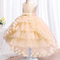 MQATZ New High Quality Baby Lace Princess Dress For Girl Elegant Birthday Party Trailing christmas Clothes 3-12 Years T5399. 