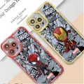 [Op035] Xiaomi 11 Lite POCO X3 NFC x4 x 5 m3 M4 11t Pro Bumper Spider Man Death Pool. 