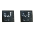 ICQURBT 2X TPM 2.0 Encryption Security Module Remote Card 14 Pin SPI TPM2.0 Security Module for Motherboard. 