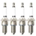 【4pcs Nickel AHL Motorcycle Ignition Spark Plug SUZUKI AN125 AN400 Burgman V-strom DRZ250 DRZ400 SV650 GSXR1000. 