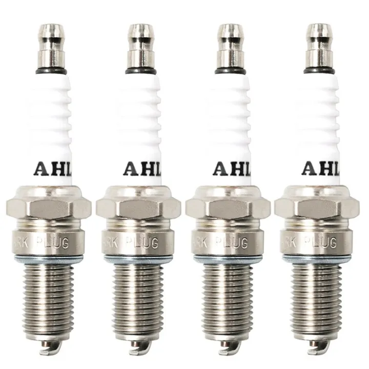 【4pcs Nickel AHL Motorcycle Ignition Spark Plug SUZUKI AN125 AN400 Burgman V-strom DRZ250 DRZ400 SV650 GSXR1000