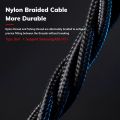TOPK AM30 Magnetic Charging Cable ,90 Degree LED Cable for Micro USB W3001 W1209 Cooling Fan 12V. 