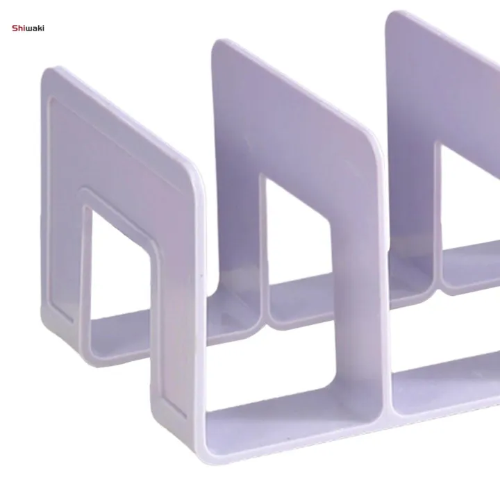 Book%20Stand%20Four%20Section%20Sturdy%20Acrylic%20Bookends%20Handbag%20Divider%20Shelf%20for%20Table%20Study%20Room%20Bookcase%20-%20Image%205