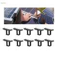 10Pcs Water Drain Clips Pv Module Maintenance Photovoltaic Clip Mud Removal Roof 45mm. 